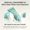 Numbuzin No.1 Clear Filter Sun Essence SPF50+ PA++++. نومبوزين رقم 1 فلتر شمسي شفاف SPF50+ Pa++++ - Princess Cosmetics Qatar