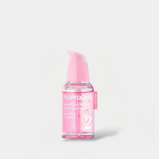 Numbuzin No.2 Rose PDRN Collagen Plumping Serum 30ml سيروم كولاجين نامبوزين رقم 2 روز بي دي آر إن لنفخ البشرة - Princess Cosmetics Qatar
