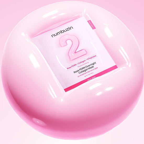 Numbuzin No.2 Rose PDRN Collagen Plumping Sheet Mask (1 Sheet) قناع ورقي مرطب ومغذي بالكولاجين من نومبوزين رقم 2 روز بي دي آر إن - Princess Cosmetics Qatar