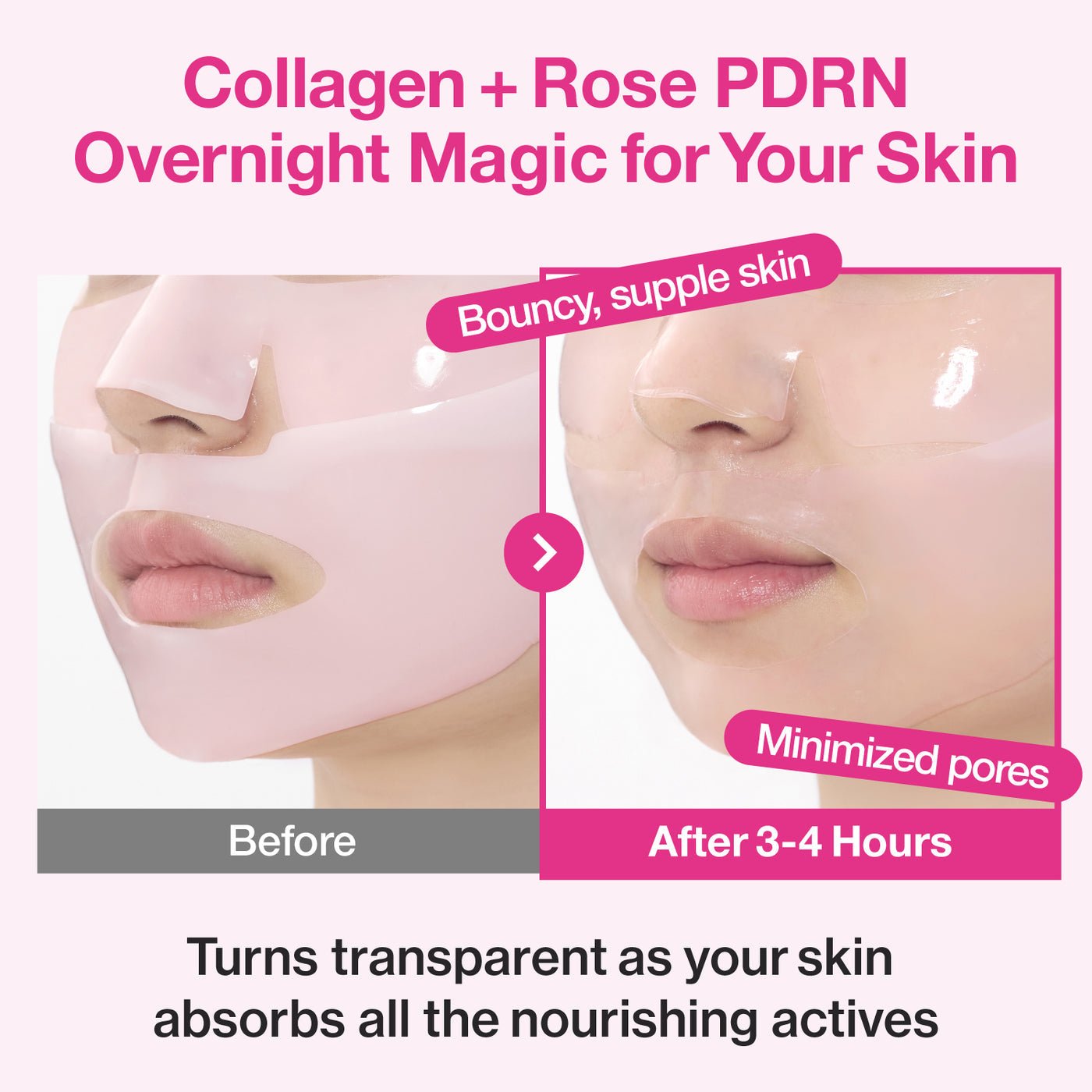 Numbuzin No.2 Rose PDRN Collagen Plumping Sheet Mask (1 Sheet) قناع ورقي مرطب ومغذي بالكولاجين من نومبوزين رقم 2 روز بي دي آر إن - Princess Cosmetics Qatar