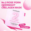 Numbuzin No.2 Rose PDRN Collagen Plumping Sheet Mask (1 Sheet) قناع ورقي مرطب ومغذي بالكولاجين من نومبوزين رقم 2 روز بي دي آر إن - Princess Cosmetics Qatar