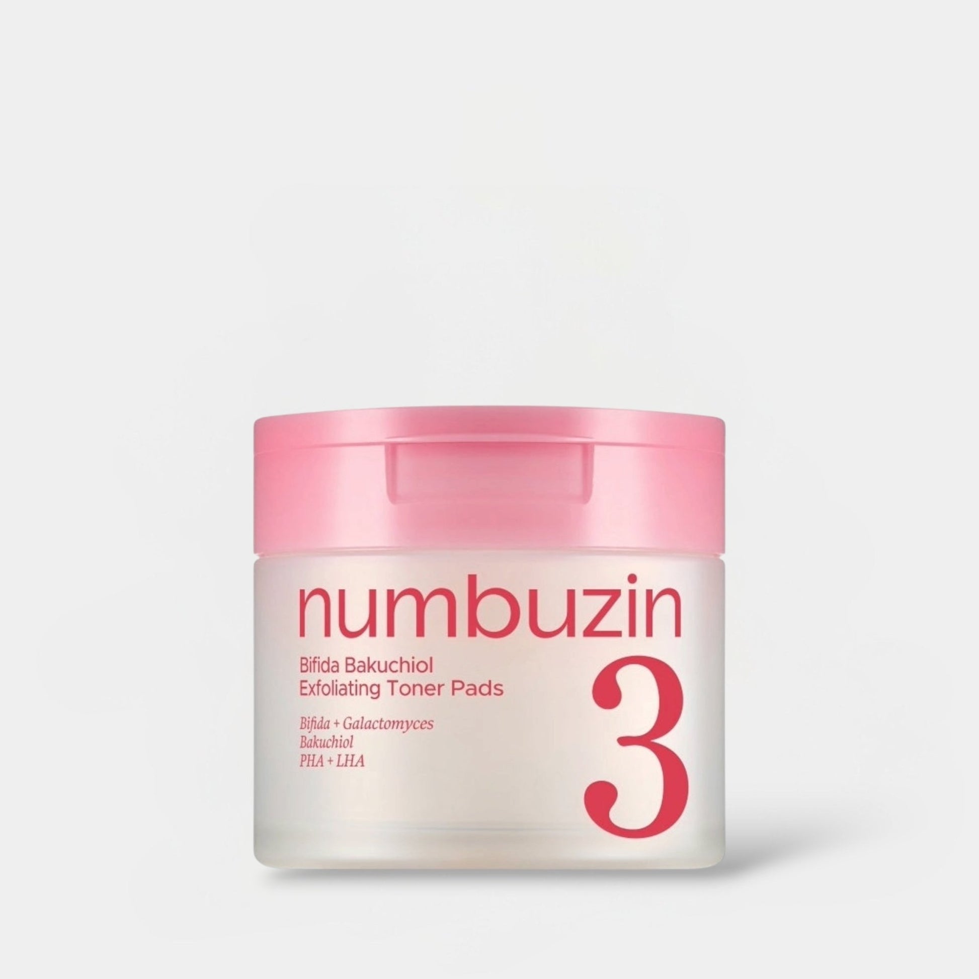 Numbuzin No.3 Bifida Bakuchiol Exfoliating Toner Pads (70 Pads) وسادات تونر مقشرة من نومبوزين رقم 3 بيفيدا باكوشيول - Princess Cosmetics Qatar