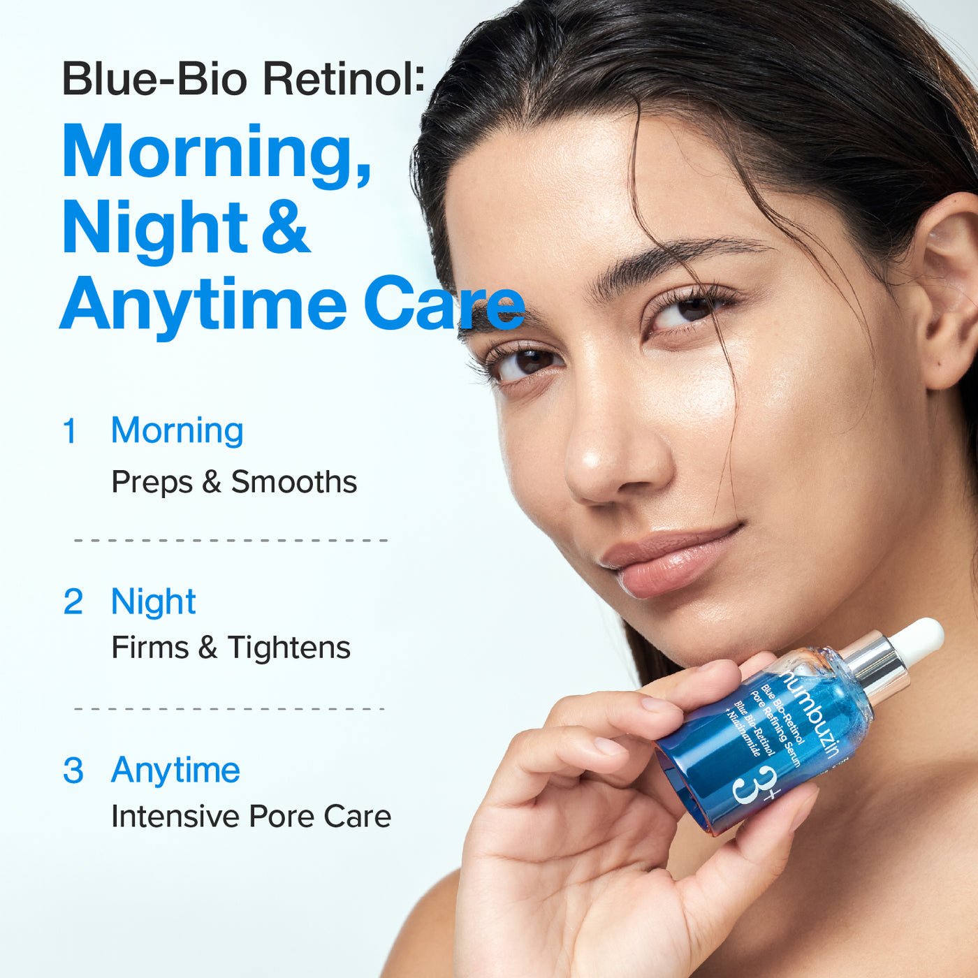 Numbuzin No.3 Blue Bio - Retinol Pore Refining Serum 30ml سيروم نومبوزين رقم 3 بلو بيو ريتينول لتنقية المسام - Princess Cosmetics Qatar