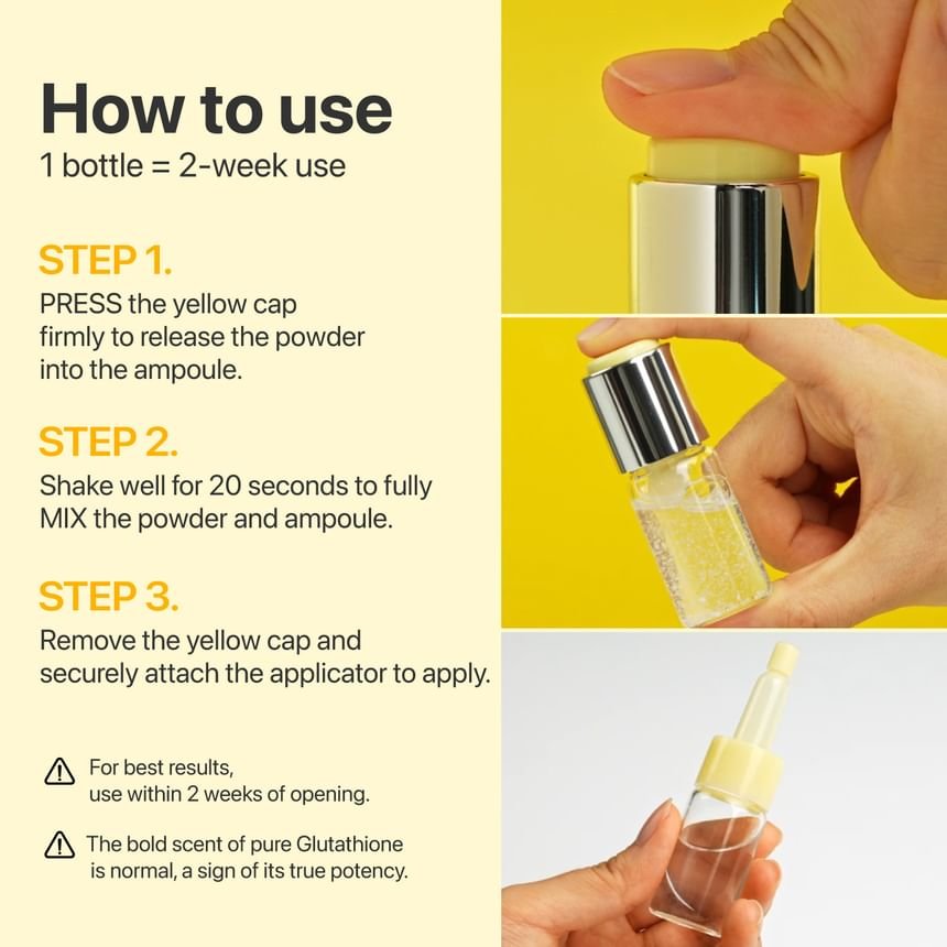 Numbuzin No.5 Glutathione TXA Advanced Dark Spot Ampoule Concentrate 10.7g أمبولة مركزة متقدمة من الجلوتاثيون TXA من نومبوزين رقم 5 للبقع الداكنة - Princess Cosmetics Qatar