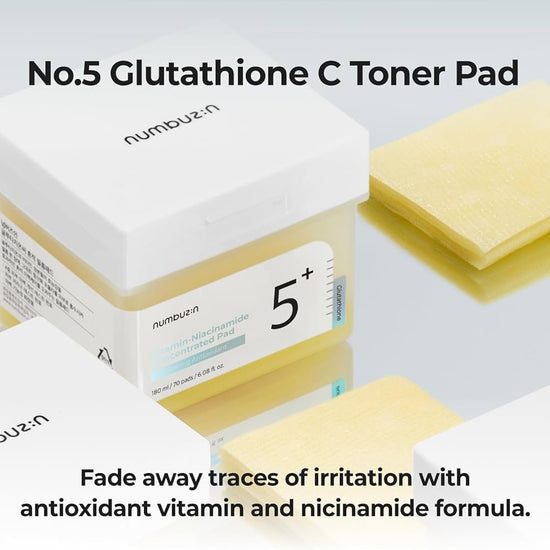 Numbuzin No.5 Vitamin - Niacinamide Concentrated Pad (70 Pads). نومبوزين رقم 5 ضمادة مركزة بفيتامين نياسيناميد (70 ضمادة) - Princess Cosmetics Qatar