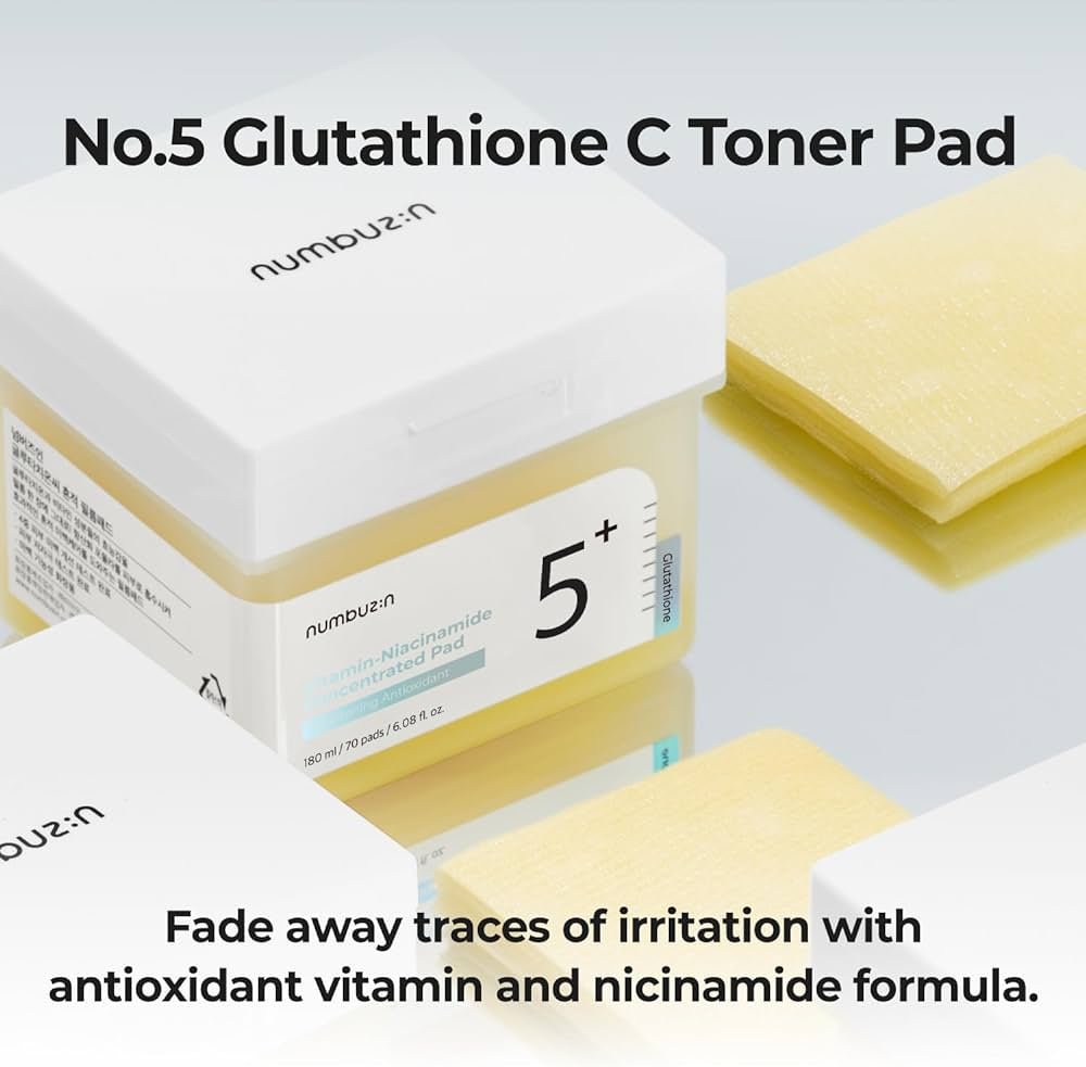 Numbuzin No.5 Vitamin - Niacinamide Concentrated Pad (70 Pads). نومبوزين رقم 5 ضمادة مركزة بفيتامين نياسيناميد (70 ضمادة) - Princess Cosmetics Qatar