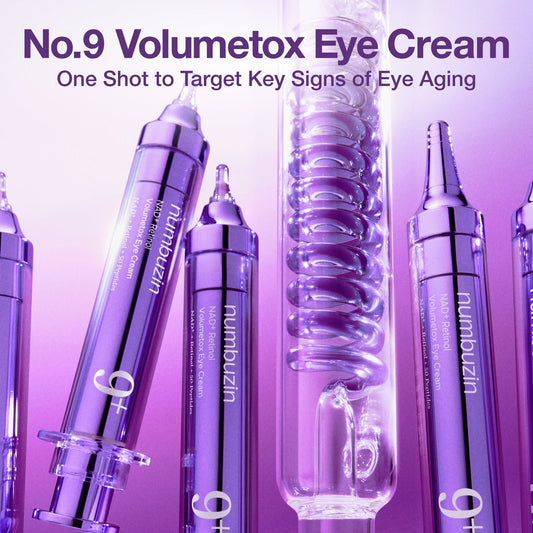 Numbuzin No.9 NAD Retinol Volumetox Eye Cream 10ml كريم العين نومبوزين رقم 9 NAD ريتينول فوليومتوكس - Princess Cosmetics Qatar