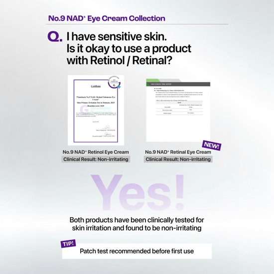 Numbuzin No.9 NAD Retinol Volumetox Eye Cream (TUBE) 20ml كريم العين نامبوزين رقم 9 NAD ريتينول فولوميتوكس (أنبوب) - Princess Cosmetics Qatar