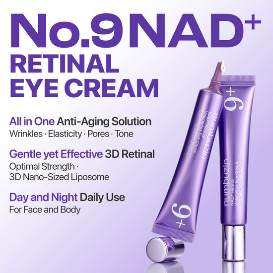 Numbuzin No.9 NAD Retinol Volumetox Eye Cream (TUBE) 20ml كريم العين نامبوزين رقم 9 NAD ريتينول فولوميتوكس (أنبوب) - Princess Cosmetics Qatar