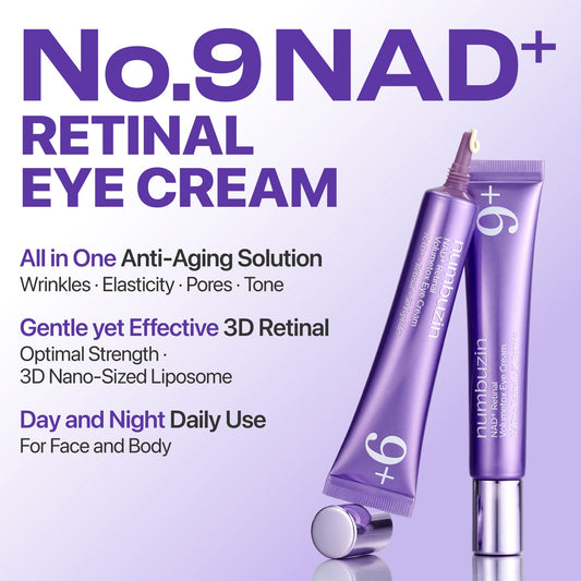 Numbuzin No.9 NAD Retinol Volumetox Eye Cream (TUBE) 20ml كريم العين نامبوزين رقم 9 NAD ريتينول فولوميتوكس (أنبوب) - Princess Cosmetics Qatar