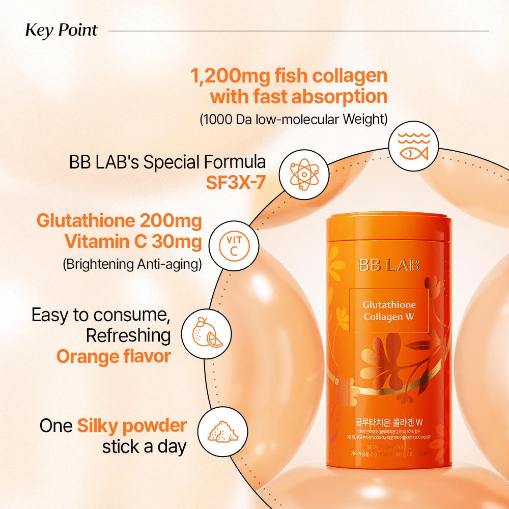 Nutrione BB LAB Glutathione Collagen W (2g x 30 Sticks) Princess Cosmetics Qatar Nutrione BB LAB Glutathione Collagen W (2g x 30 Sticks) Princess Cosmetics Qatar