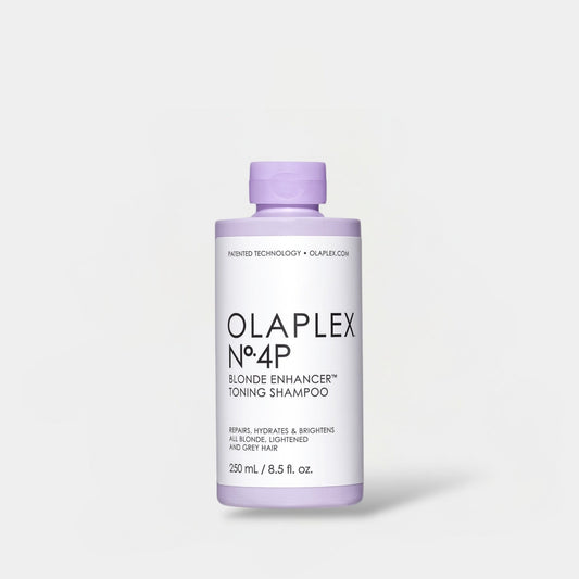 Olaplex No.4P Blonde Enhancer Toning Shampoo 250ml أولابلكس رقم 4P شامبو معزز لتفتيح وتوحيد لون الشعر الأشقر - Princess Cosmetics Qatar