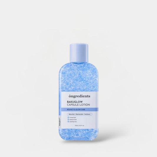 ongredients Bakuglow Capsule Lotion 150ml مكونات لوشن كبسولات باكوجلو - Princess Cosmetics Qatar