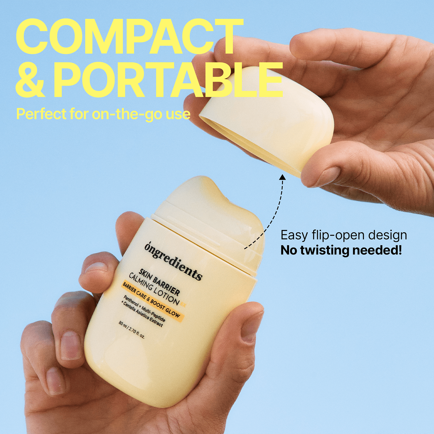 Ongredients Skin Barrier Calming Lotion EX 80ml (Guasha Edition) مكونات لوشن تهدئة حاجز البشرة EX (إصدار غواشا) - Princess Cosmetics Qatar