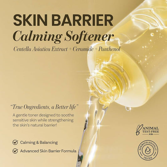 ongredients Skin Barrier Calming Softener 250ml المكونات: مرطب ومهدئ لحاجز البشرة - Princess Cosmetics Qatar