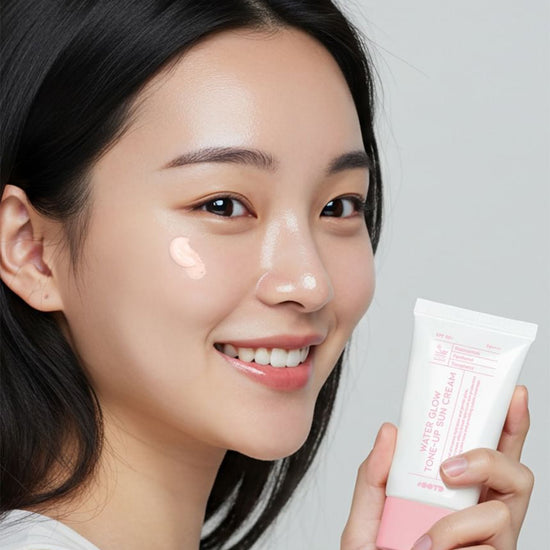 OOTD Water Glow Tone - Up Sun Cream 50ml كريم الوقاية من الشمس توهج الماء من ملابس اليوم - Princess Cosmetics Qatar