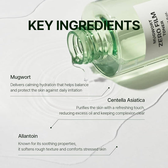 Orien Mugwort Zero Film Toner 160ml حبر أورين موغورت زيرو فيلم - Princess Cosmetics Qatar