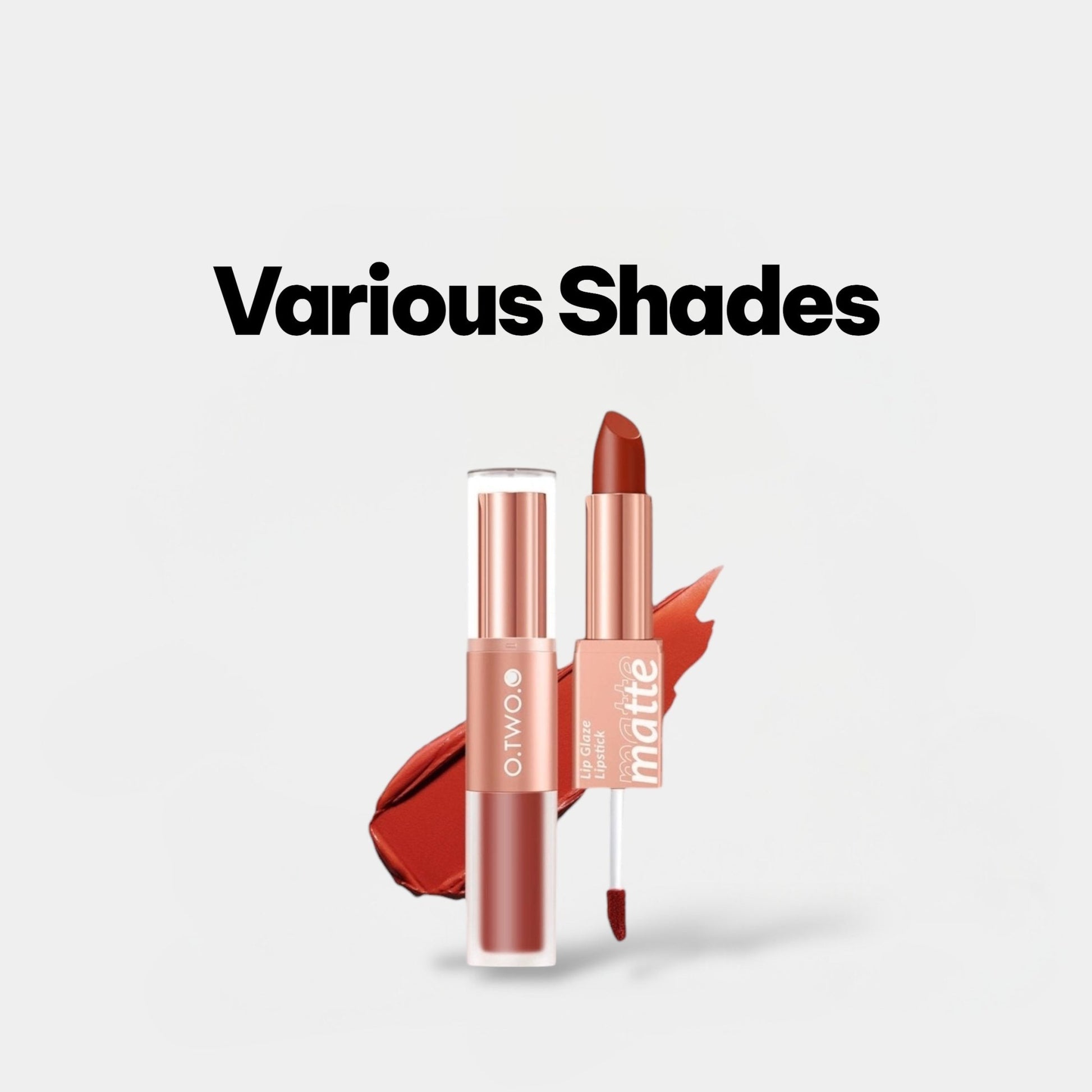 O.TWO.O 2 in 1 Lipstick and Lip Mud أحمر شفاه O.TWO.O 2 في 1 وطين الشفاه - Princess Cosmetics Qatar