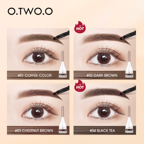 O.TWO.O Natural Shaping Eyebrow Cream 5g كريم تشكيل الحواجب الطبيعي من O.TWO.O - Princess Cosmetics Qatar