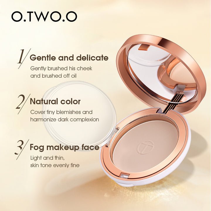 O.TWO.O Silky & Moisturising Setting Powder 10g O.TWO. O بودرة تثبيت حريرية ومرطبة - Princess Cosmetics Qatar