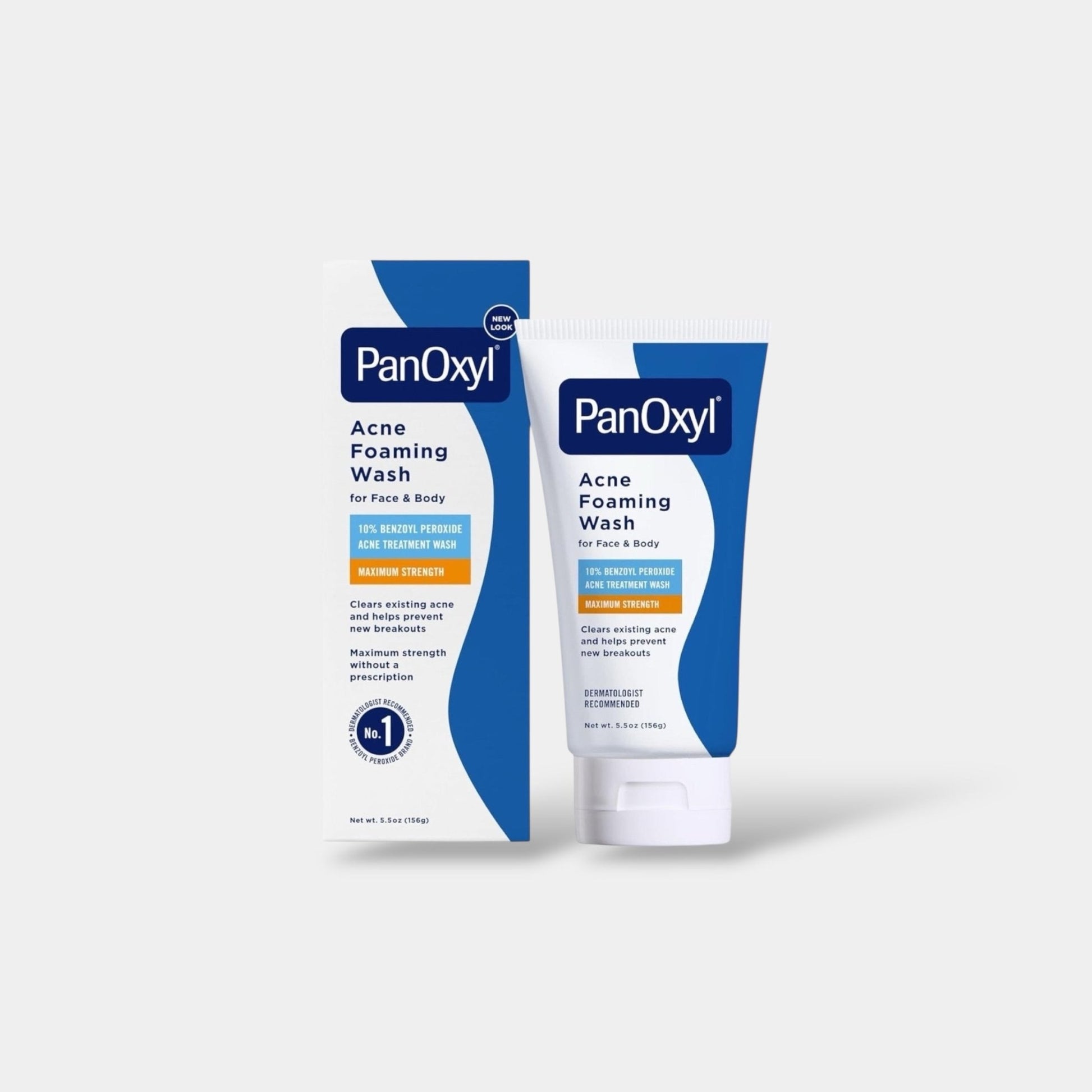 PanOxyl Acne Foaming Wash Benzoyl Peroxide 10% Maximum Strength غسول بانوكسيل الرغوي لعلاج حب الشباب، بنزويل بيروكسيد 10%، أقصى قوة - Princess Cosmetics Qatar
