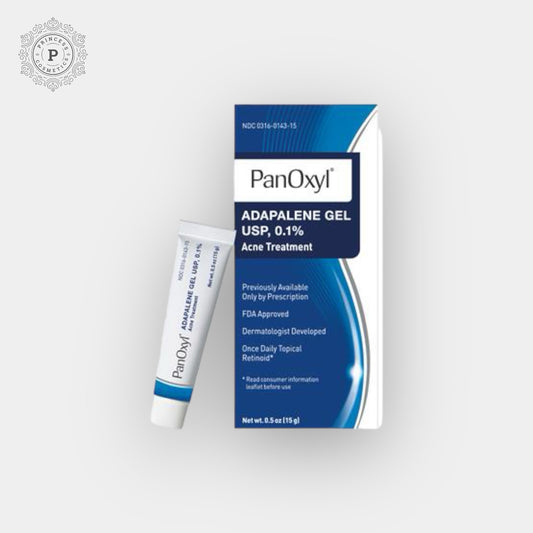 PanOxyl Adapalene 0.1% Leave - On Gel 15g - EXPIRY: 06 - 09/2025. بانوكسيل أدابالين 0.1٪ جل يترك على البشرة - Princess Cosmetics Qatar