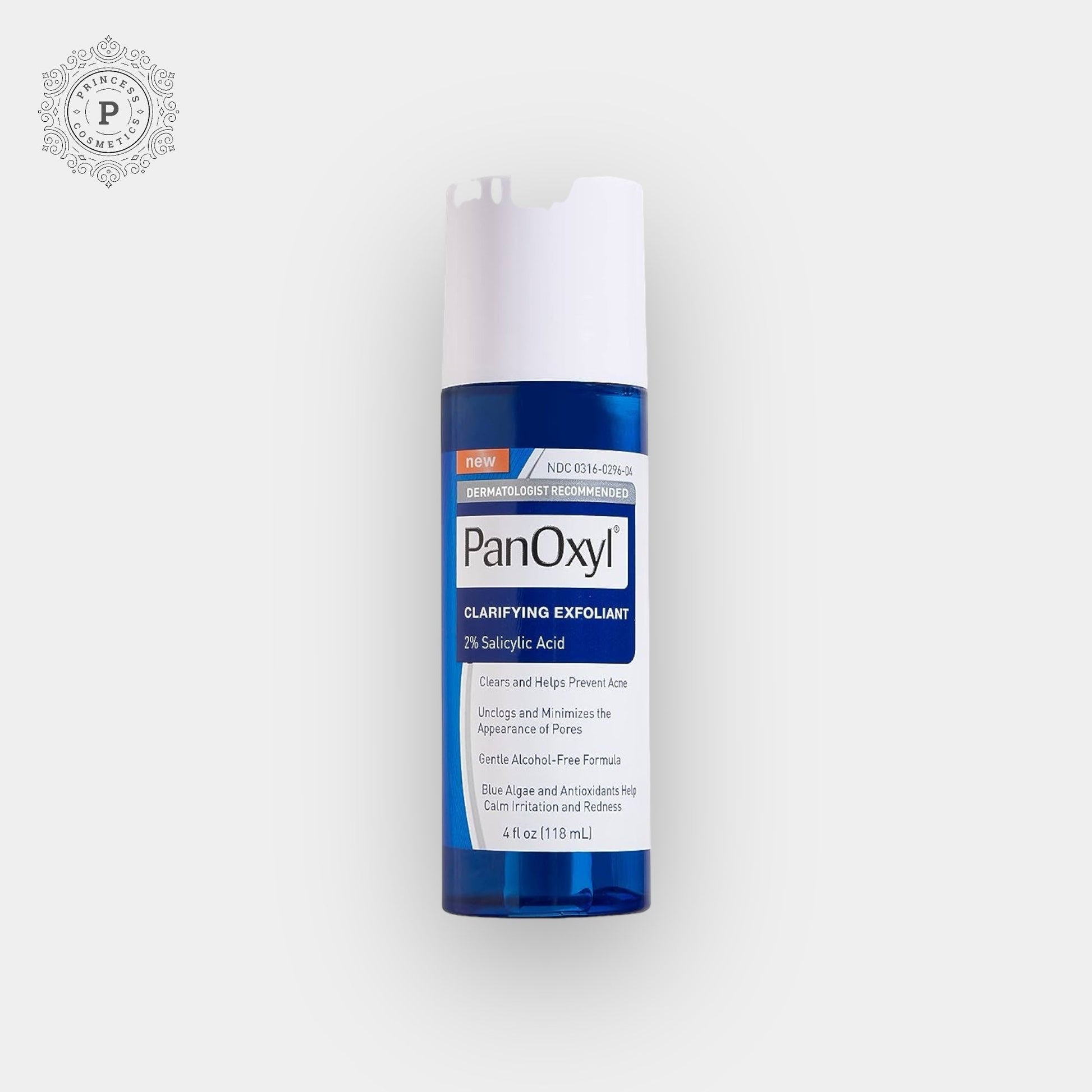 PanOxyl Clarifying Exfoliant 2% Salicylic Acid 118ml. PanOxyl مقشر منقي 2٪ حمض الساليسيليك - Princess Cosmetics Qatar