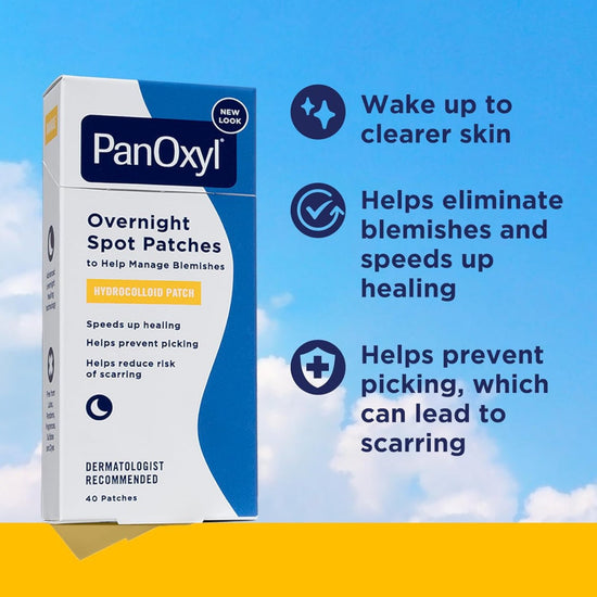 Panoxyl Overnight Spot Patches (40 Parches). بقع بقعة بانوكسيل الليلية (40 بارش) - Princess Cosmetics Qatar