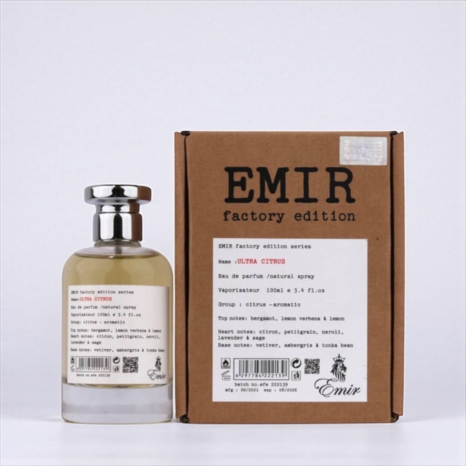 Paris Corner Emir Factory Edition (Ultra Citrus) 100ml باريس كورنر أمير إيديشن فاكتوري (ألترا سيتروس) - Princess Cosmetics Qatar