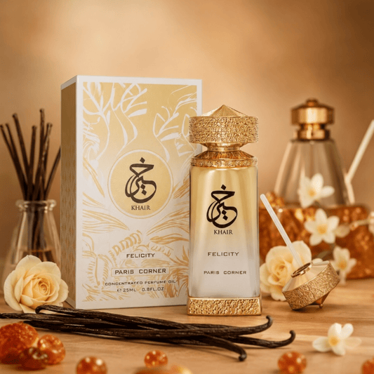 Paris Corner Khair Felicity Concentrated Oil 25ml زيت مركز باريس كورنر خير فيليسيتي - Princess Cosmetics Qatar