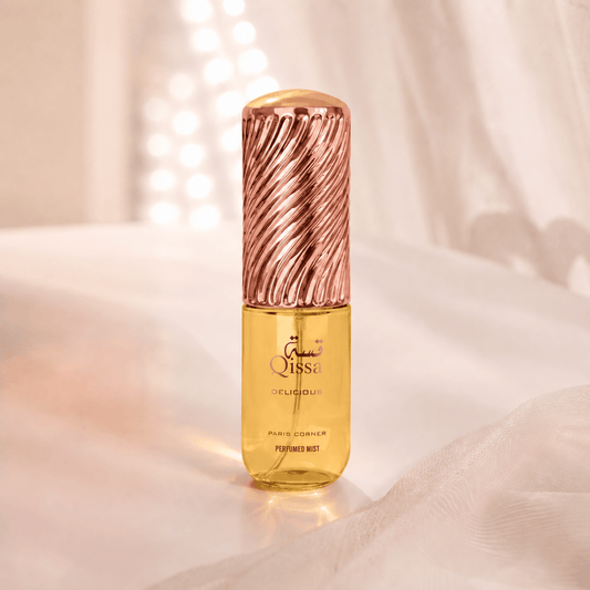 Paris Corner Qissa Delicious Body Mist 200ml معطر الجسم باريس كورنر قصة لذيذة - Princess Cosmetics Qatar