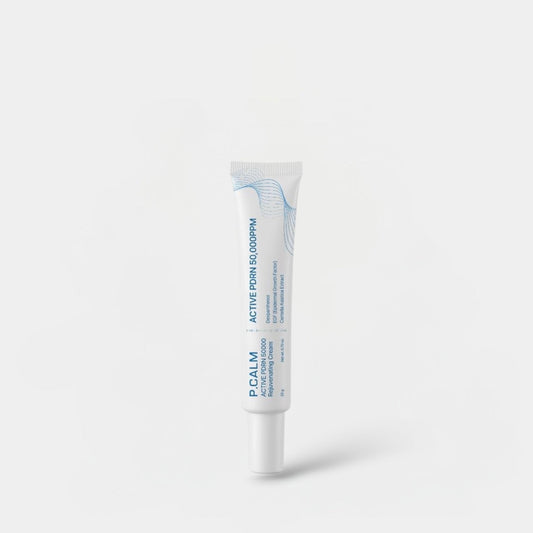 P.CALM Active PDRN 50000 Rejuvenating Cream 20g بي كالم كريم أكتيف PDRN 50000 المجدد للبشرة - Princess Cosmetics Qatar