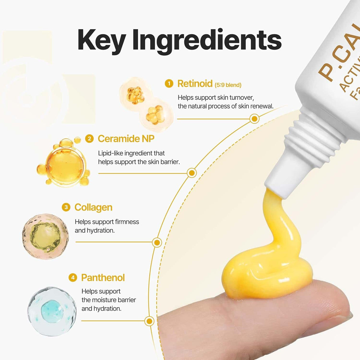 P.CALM Active Retinoid 3000 Fade Cream 20g بي كالم كريم أكتيف ريتينويد 3000 للتصبغات - Princess Cosmetics Qatar