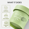 P.CALM Holy Basil Bubble Deep Mask 90g قناع بي.كالم العميق برغوة الريحان المقدس - Princess Cosmetics Qatar