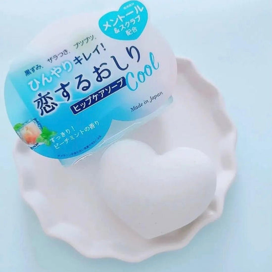 Pelican Soap Loving Butt Hip Care Cool Peach Mint Soap 80g صابون بيليكان للعناية بالمؤخرة والورك برائحة الخوخ والنعناع المنعش - Princess Cosmetics Qatar