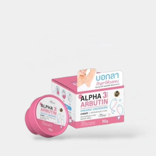 Precious Skin Alpha Arbutin 3 Plus+ Organic Underarm Cream 30g كريم ألفا أربوتين 3 بلس العضوي للعناية بالإبط من بريشوس سكين - Princess Cosmetics Qatar