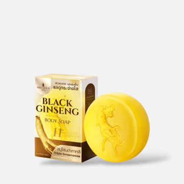 Precious Skin Black Ginseng Body Soap 80g صابون الجسم بالجينسنغ الأسود للبشرة الثمينة - Princess Cosmetics Qatar