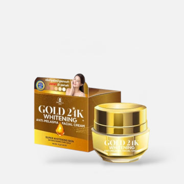 Precious Skin Gold 24K Whitening Anti - Melasma Facial Cream 15g كريم الوجه بريشوس سكين جولد 24 قيراط لتفتيح البشرة ومكافحة الكلف - Princess Cosmetics Qatar