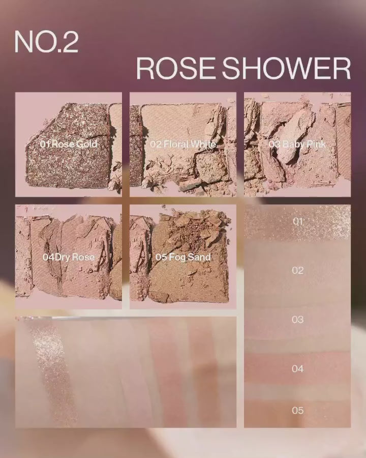 Unleashia Mood Shower Face Palette (5 Types)