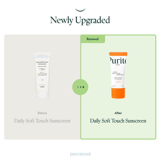 Purito Daily Soft Touch Sunscreen 60ml - Renewal. بوريتو ديلي سوفت تاتش واقي من الشمس - Princess Cosmetics Qatar