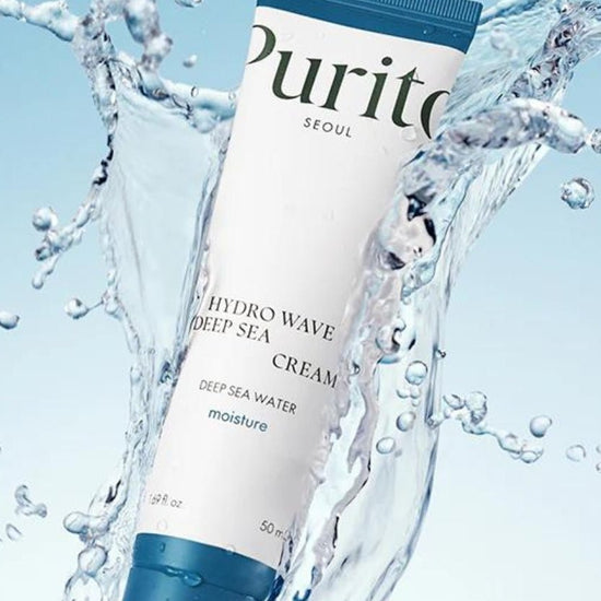 Purito Hydro Wave Deep Sea Cream 50ml كريم بوريتو هيدرو ويف أعماق البحار - Princess Cosmetics Qatar