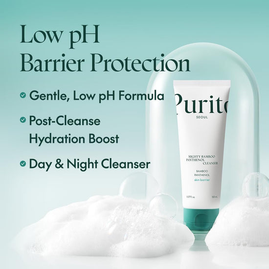 Purito Mighty Bamboo Panthenol Cleanser 150ml منظف بوريتو مايتي بامبو بانثينول - Princess Cosmetics Qatar