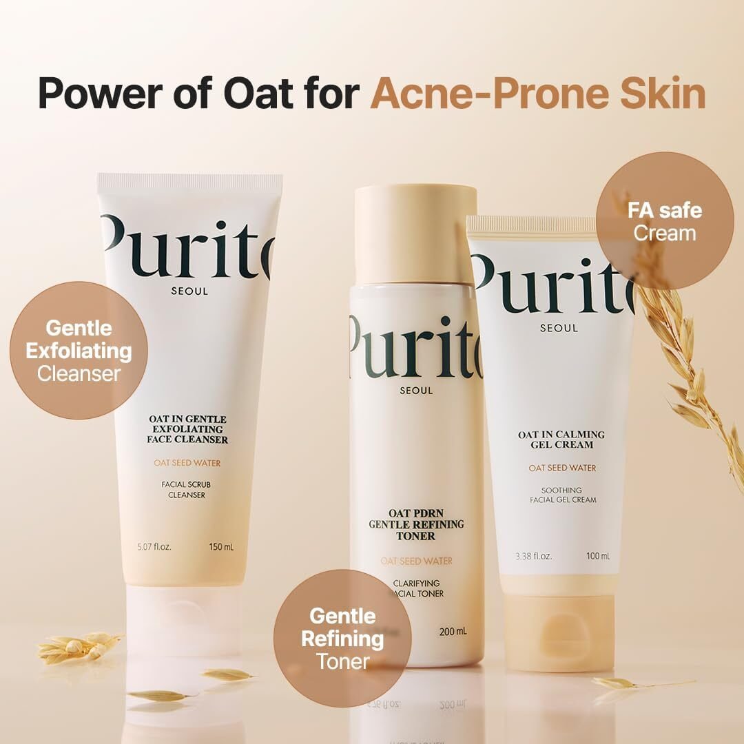 Purito Oat PDRN Gentle Refining Toner 200ml بوريتو أوت بي دي آر إن تونر مكرر لطيف - Princess Cosmetics Qatar