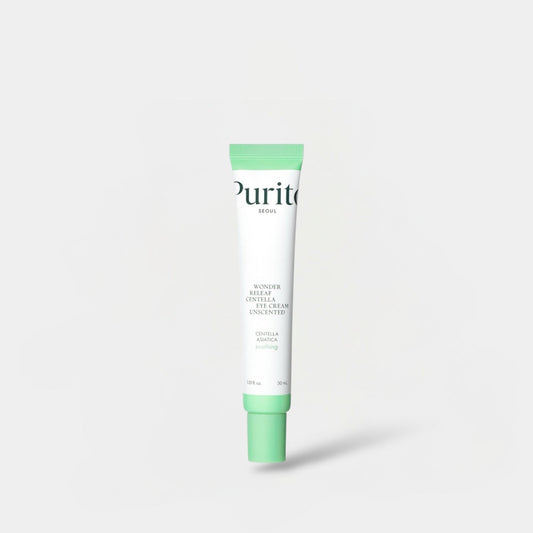 Purito Wonder Releaf Centella Eye Cream Unscented 30ml بوريتو وندر ريليف سينتيلا كريم العين غير معطر - Princess Cosmetics Qatar