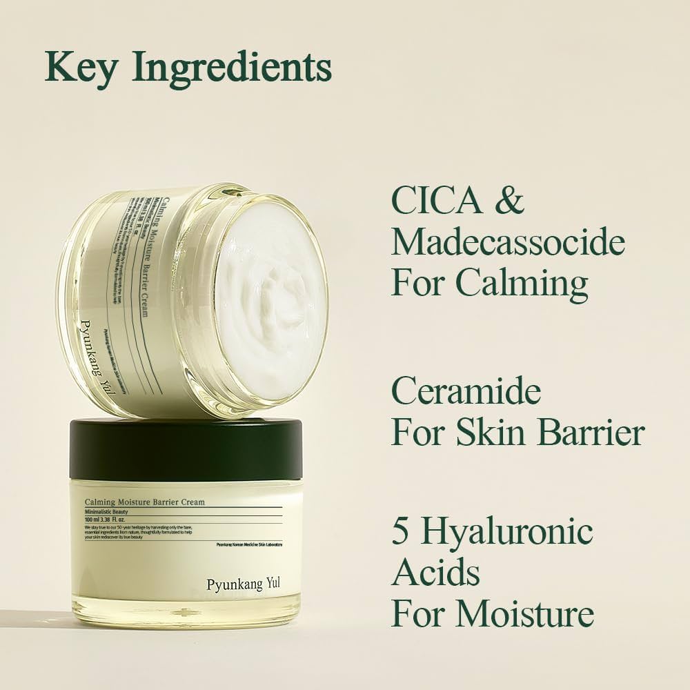 Pyunkang Yul Calming Moisture Barrier Cream 50ml بيونكانغ يول كريم حاجز الرطوبة المهدئ - Princess Cosmetics Qatar