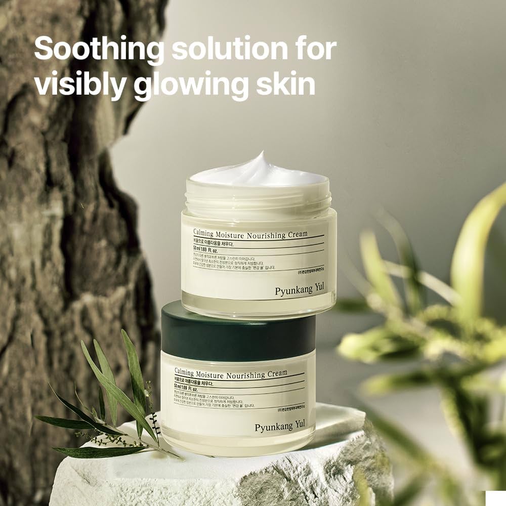 Pyunkang Yul Calming Moisture Nourishing Cream 50ml كريم بيونكانغ يول المهدئ والمرطب والمغذي - Princess Cosmetics Qatar