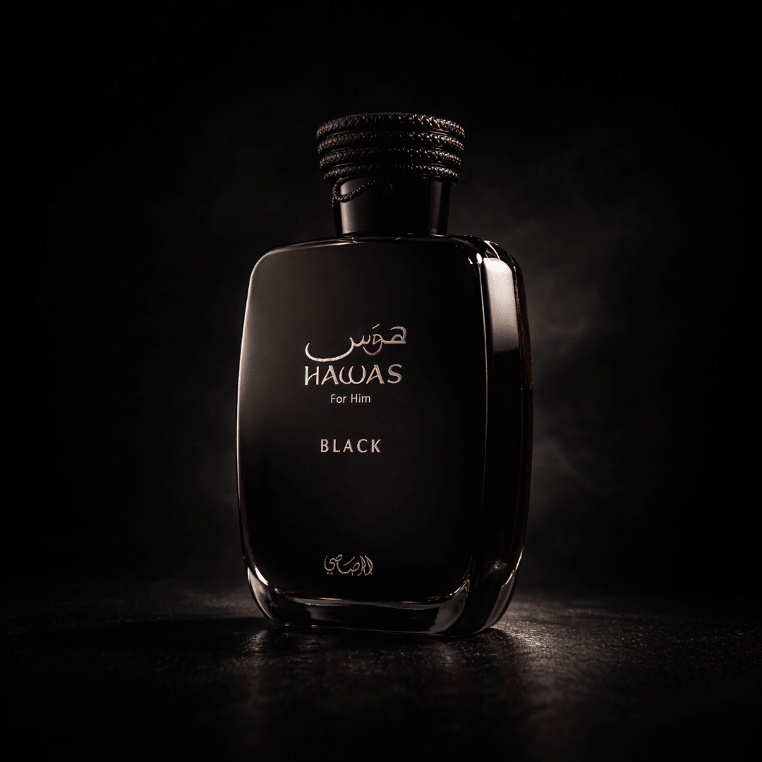 Rasasi Hawas Black For Him 100ml رصاصي حواس أسود له - Princess Cosmetics Qatar