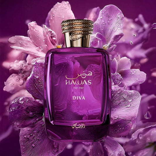 Rasasi Hawas For Her Diva 100ml رصاصي حواس لنجمتها - Princess Cosmetics Qatar