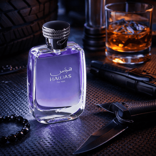 Rasasi Hawas Men 100ml رصاصي حواس من - Princess Cosmetics Qatar