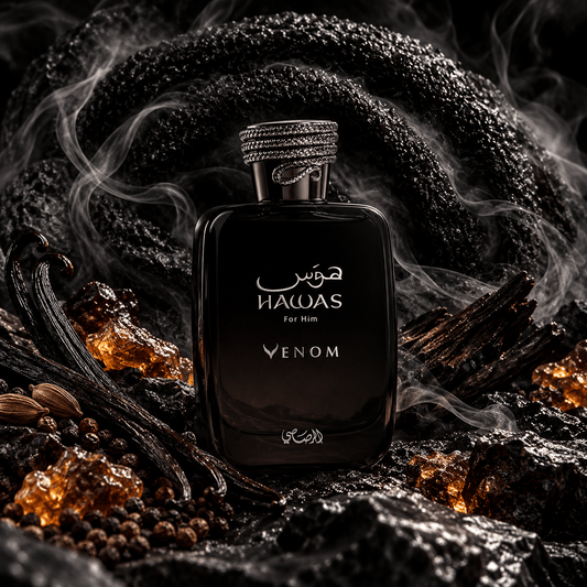 Rasasi Hawas Venom 100ml رصاصي حواس فينوم - Princess Cosmetics Qatar